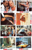 Die Hard with a Vengeance 1995 lobby card set Bruce Willis Jeremy Irons Samuel L Jackson John McTiernan