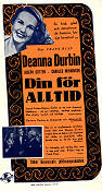 Hers To Hold 1943 poster Deanna Durbin Frank Ryan