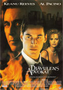 The Devil´s Advocate 1997 movie poster Keanu Reeves Al Pacino Charlize Theron Taylor Hackford