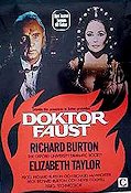 Doctor Faust 1968 movie poster Richard Burton Elizabeth Taylor