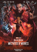 Doctor Strange in the Multiverse of Madness 2022 movie poster Benedict Cumberbatch Elizabeth Olsen Chiwetel Ejiofor Sam Raimi Find more: Marvel