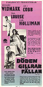 The Trap 1959 movie poster Richard Widmark Lee J Cobb Tina Louise Earl Holliman Norman Panama