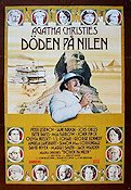 Death on the Nile 1978 movie poster Peter Ustinov Mia Farrow Simon MacCorkindale John Guillermin Writer: Agatha Christie