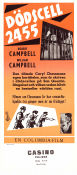 Cell 2455 Death Row 1955 movie poster William Campbell R Wright Campbell Marian Carr Fred F Sears Police and thieves