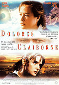 Dolores Claiborne 1995 movie poster Jennifer Jason Leigh Kathy Bates Christopher Plummer Taylor Hackford Writer: Stephen King