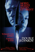 Double Jeopardy 1999 movie poster Tommy Lee Jones Ashley Judd Bruce Greenwood Bruce Beresford Guns weapons