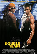 Double Team 1997 movie poster Jean-Claude Van Damme Dennis Rodman Mickey Rourke Hark Tsui Celebrities