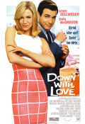 Down with Love 2003 movie poster Renée Zellweger Ewan McGregor David Hyde Pierce Peyton Reed Romance