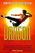 Dragon the Bruce Lee Story 1993 movie poster Jason Scott Lee Lauren Holly Rob Cohen Martial arts