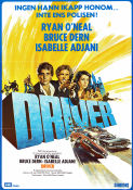The Driver 1978 movie poster Ryan O´Neal Bruce Dern Isabelle Adjani Walter Hill Cars and racing