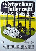 Sunshine Follows Rain 1946 movie poster Mai Zetterling Alf Kjellin Sten Lindgren Gustaf Edgren