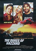 The Dukes of Hazzard 2005 movie poster Johnny Knoxville Jessica Simpson Cars and racing