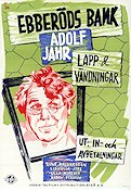 Ebberöds bank 1947 movie poster Adolf Jahr Rune Halvarsson Lisskulla Jobs Nils Ekstam