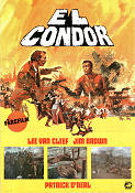 El Condor 1970 movie poster Lee Van Cleef Jim Brown Patrick O´Neal John Guillermin