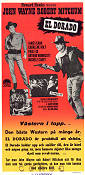 El Dorado 1966 movie poster John Wayne Robert Mitchum James Caan Howard Hawks