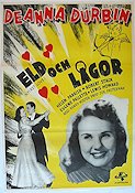 First Love 1940 movie poster Deanna Durbin
