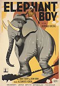 Elephant Boy 1937 poster Alexander Korda