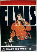 Las Vegas Show 1970 poster Elvis Presley Denis Sanders