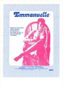 Emmanuelle 1974 movie poster Sylvia Kristel Alain Cuny Marika Green Just Jaeckin