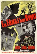 En fånge har rymt 1943 movie poster Elof Ahrle Oscar Ljung Christina Sorbon