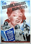 Diary of a Chamber Maid 1948 movie poster Paulette Goddard Jean Renoir Eric Rohman art