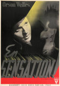 Citizen Kane 1941 movie poster Joseph Cotten Orson Welles
