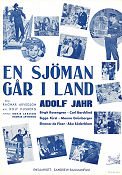 En sjöman går iland 1937 movie poster Adolf Jahr Carl Barcklind Manne Grünberger Ragnar Arvedson