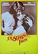 A Star is Born 1977 movie poster Barbra Streisand Kris Kristofferson Musicals