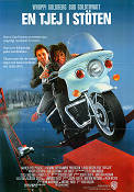Burglar 1987 movie poster Whoopi Goldberg Bob Goldthwait Hugh Wilson Motorcycles Bridges