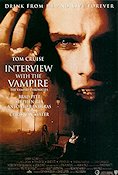 Interview with the Vampire 1994 movie poster Brad Pitt Tom Cruise Christian Slater Kirsten Dunst