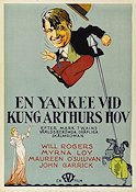 A Connecticut Yankee 1931 movie poster Will Rogers Myrna Loy