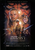 Episode I The Phantom Menace 1999 movie poster Liam Neeson Ewan McGregor George Lucas Find more: Star Wars Kids