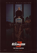 The Equalizer 3 2023 movie poster Denzel Washington Dakota Fanning Eugenio Mastrandrea Antoine Fuqua