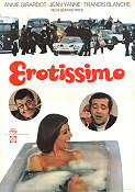 Erotissimo 1969 poster Annie Girardot Gérard Pires