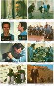 Escape From Alcatraz 1979 lobby card set Clint Eastwood Patrick McGoohan Roberts Blossom Don Siegel Police and thieves