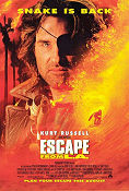 Escape From LA 1996 movie poster Kurt Russell Steve Buscemi Stacy Keach John Carpenter