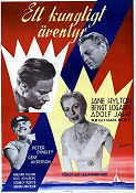 Ett kungligt äventyr 1956 movie poster Jean Anderson Jane Hylton Bengt Logardt Adolf Jahr Dan Birt