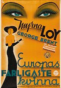 Stamboul Quest 1935 movie poster Myrna Loy George Brent Art Deco