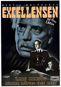 Excellensen 1944 movie poster Lars Hanson Gunnar Sjöberg