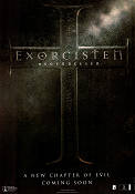 Exorcist: The Beginning 2004 poster Stellan Skarsgård Renny Harlin