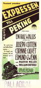 Peking Express 1951 movie poster Joseph Cotten Corinne Calvet Edmund Gwenn William Dieterle Asia Trains Film Noir