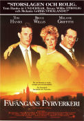 The Bonfire of the Vanities 1990 movie poster Tom Hanks Bruce Willis Melanie Griffith Brian De Palma