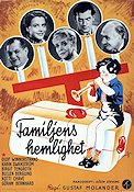 Familjens hemlighet 1936 movie poster Olof Winnerstrand Karin Swanström Erik Bullen Berglund Gustaf Molander