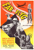 Far och flyg 1955 movie poster Dirch Passer Åke Grönberg Irene Söderblom Gösta Bernhard Planes Travel