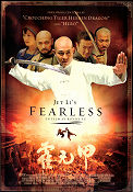 Huo yuanjia 2006 movie poster Jet Li Li Sun Ronny Yu Martial arts Asia