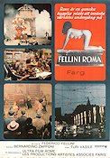 Fellini Roma 1972 movie poster Britta Barnes Peter Gonzales Falcon Fiona Florence Federico Fellini