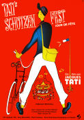 Jour de Fete 1949 movie poster Guy Decomble Paul Frankeur Santa Relli Jacques Tati Bikes
