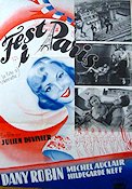 La fete a Henriette 1952 movie poster Dany Robin Michel Auclair Hildegard Knef Julien Duvivier