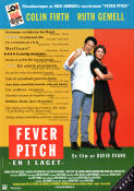 Fever Pitch 1997 movie poster Colin Firth Ruth Gemell Luke Aikman David Evans Sports