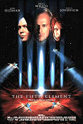 The Fifth Element 1997 movie poster Bruce Willis Gary Oldman Milla Jovovich Luc Besson